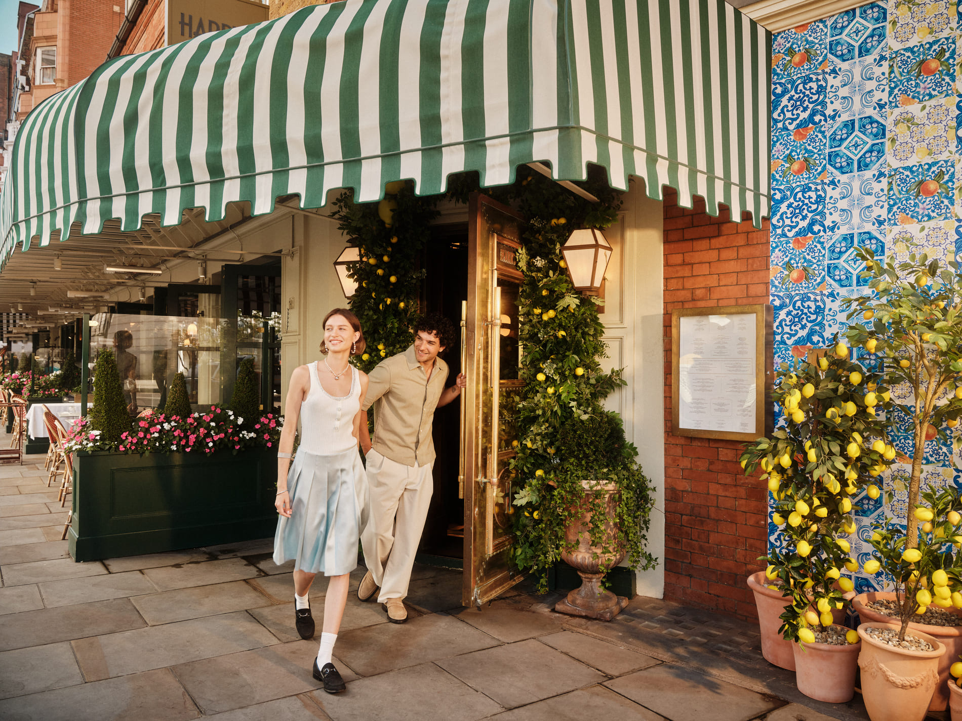 guests enjoying spring at Harry's