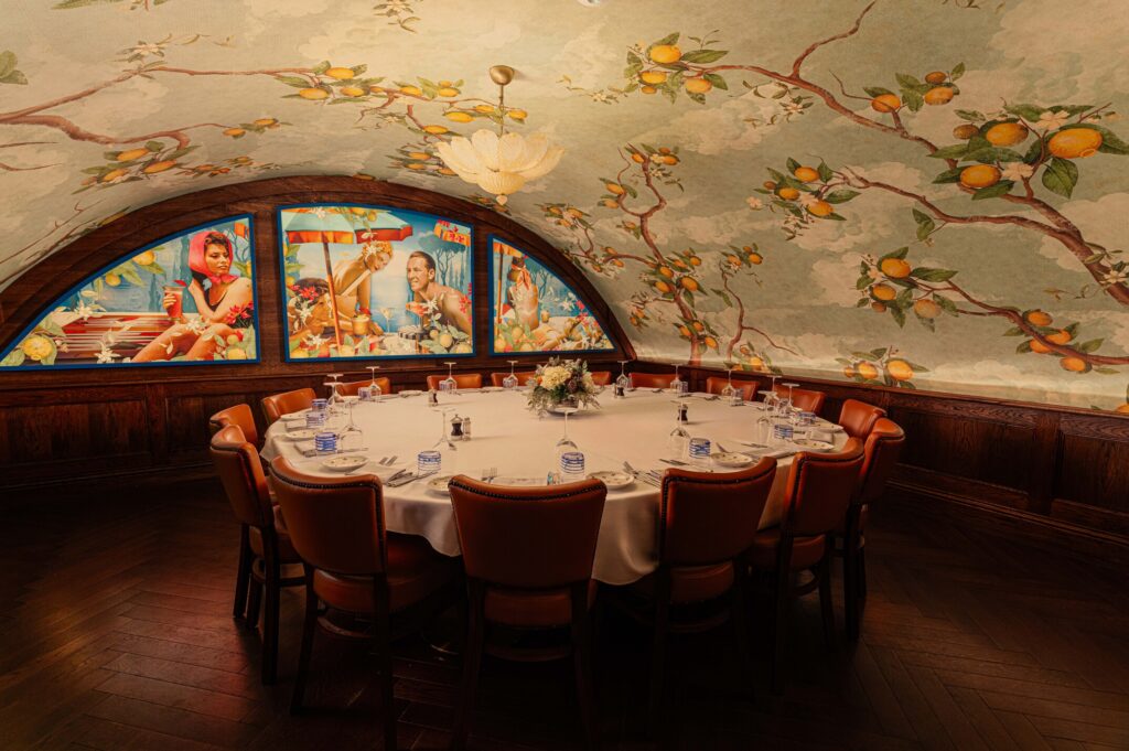 amalfi room at harry's covent garden